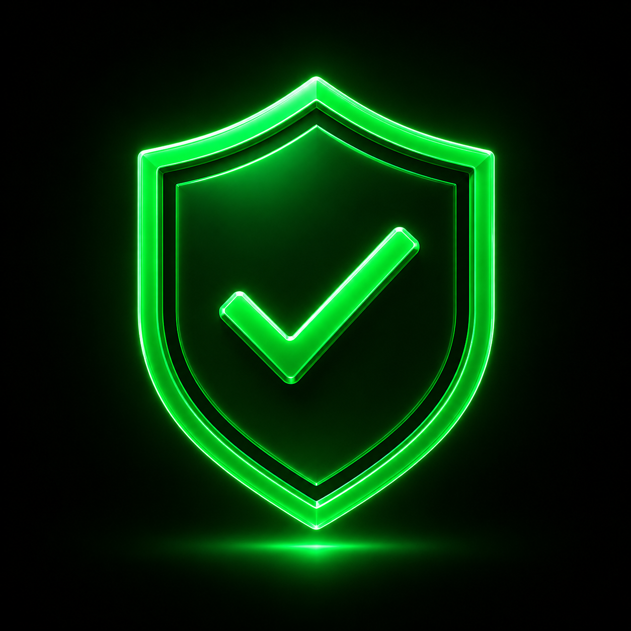 ✓